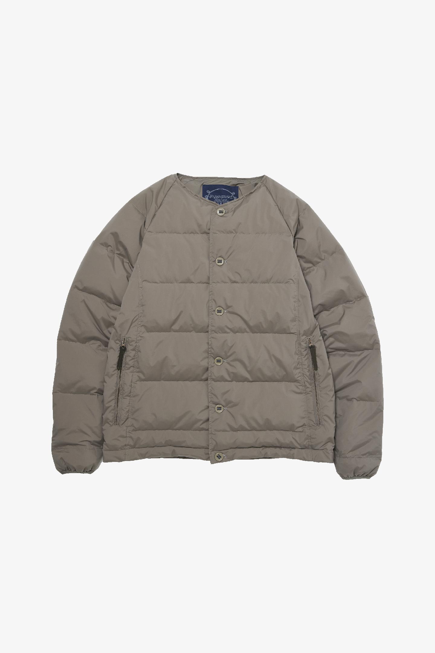マークアンドロナ ジップアップ ダウンジャケット フード 総柄 カモフラ スカル DOWN CREW JACKET | フルマークスストア-北欧アウトドア用品