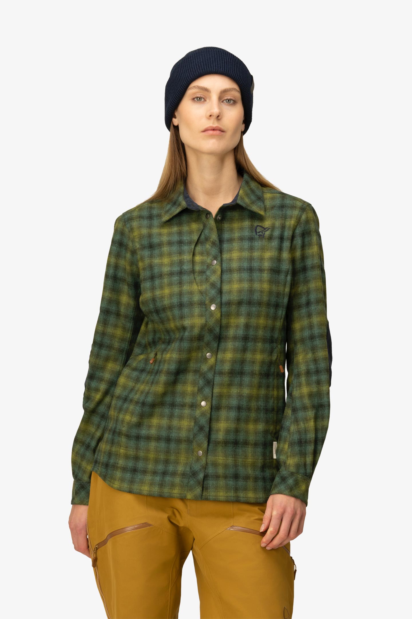 【Women's M カーキグリーン系】 Norrona ( ノローナ ) タモック ウール シャツ ウィメンズ Tamok Wool Shirt W's 1219-19 3001 ROSIN z00056113 3001 tamok wool Shirt (W) | フルマークスストア-北欧アウトドア用品