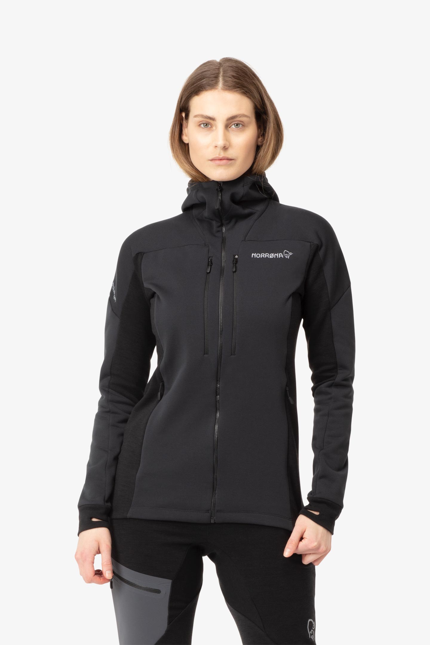 trollveggen Powerstretch Pro Zip Hood (W) | フルマークスストア