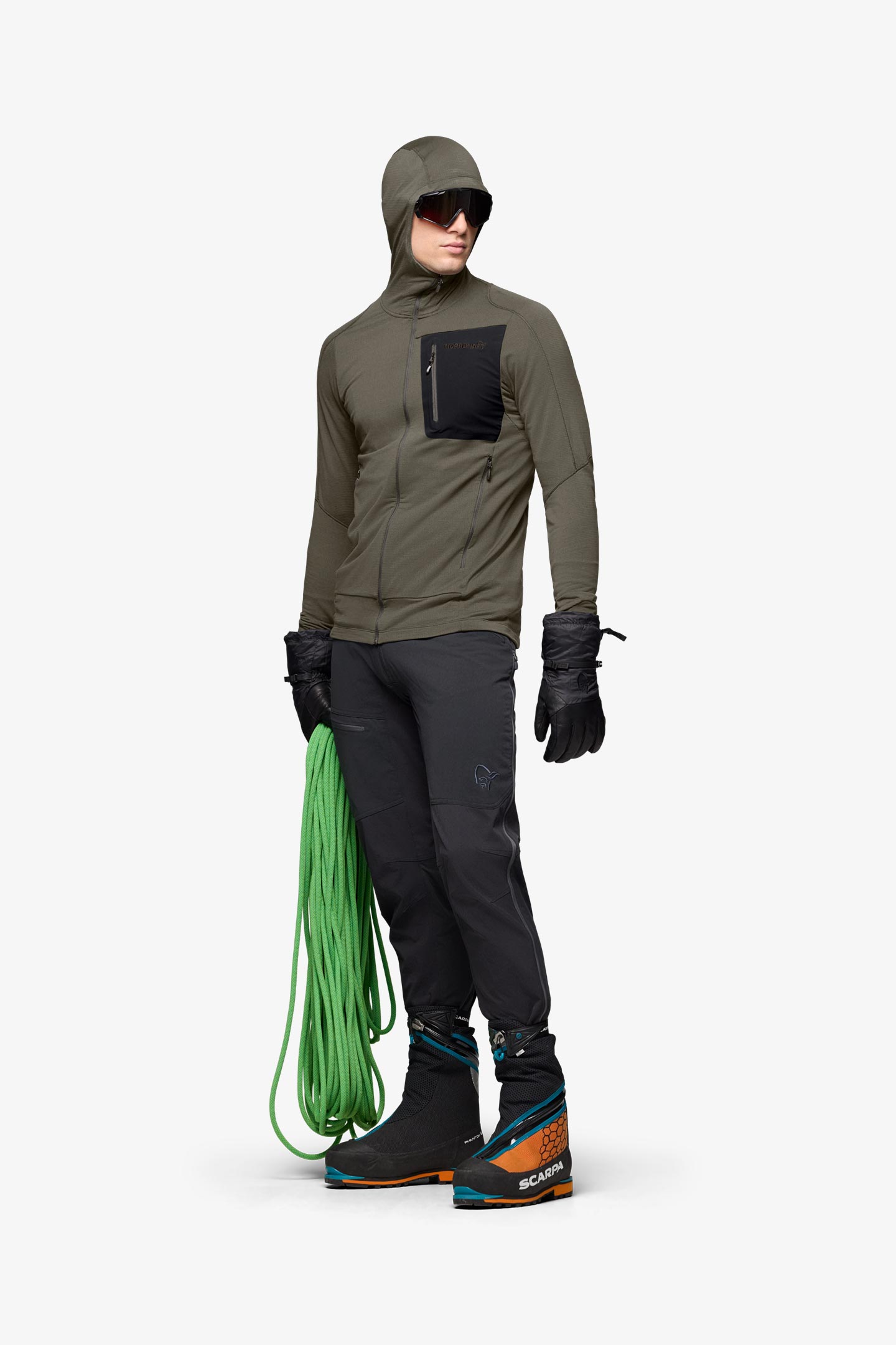 falketind Power Grid Hood (M) | フルマークスストア-北欧アウトドア