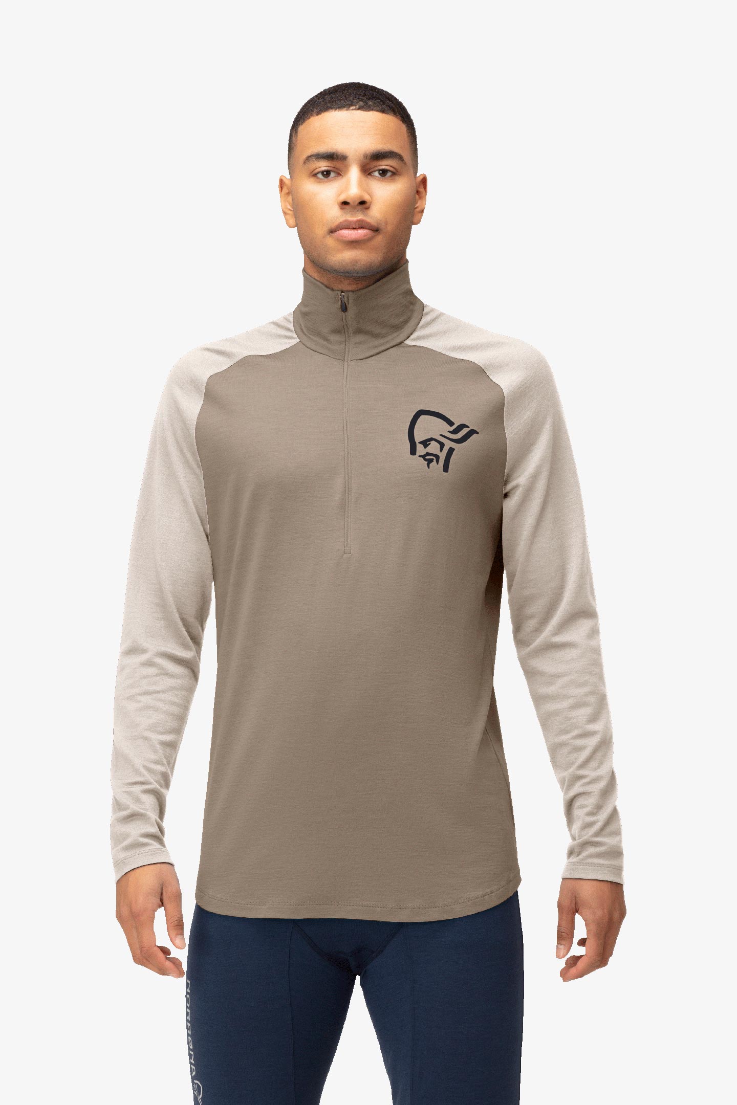 femund pureUll Zip Neck (M) | フルマークスストア-北欧アウトドア