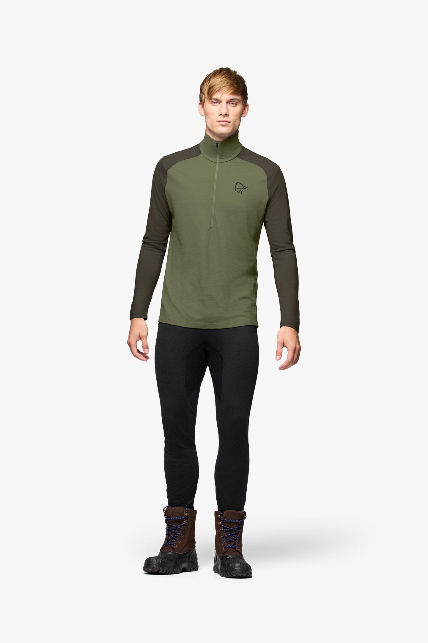femund pureull Zip Neck (M) | フルマークスストア-北欧アウトドア
