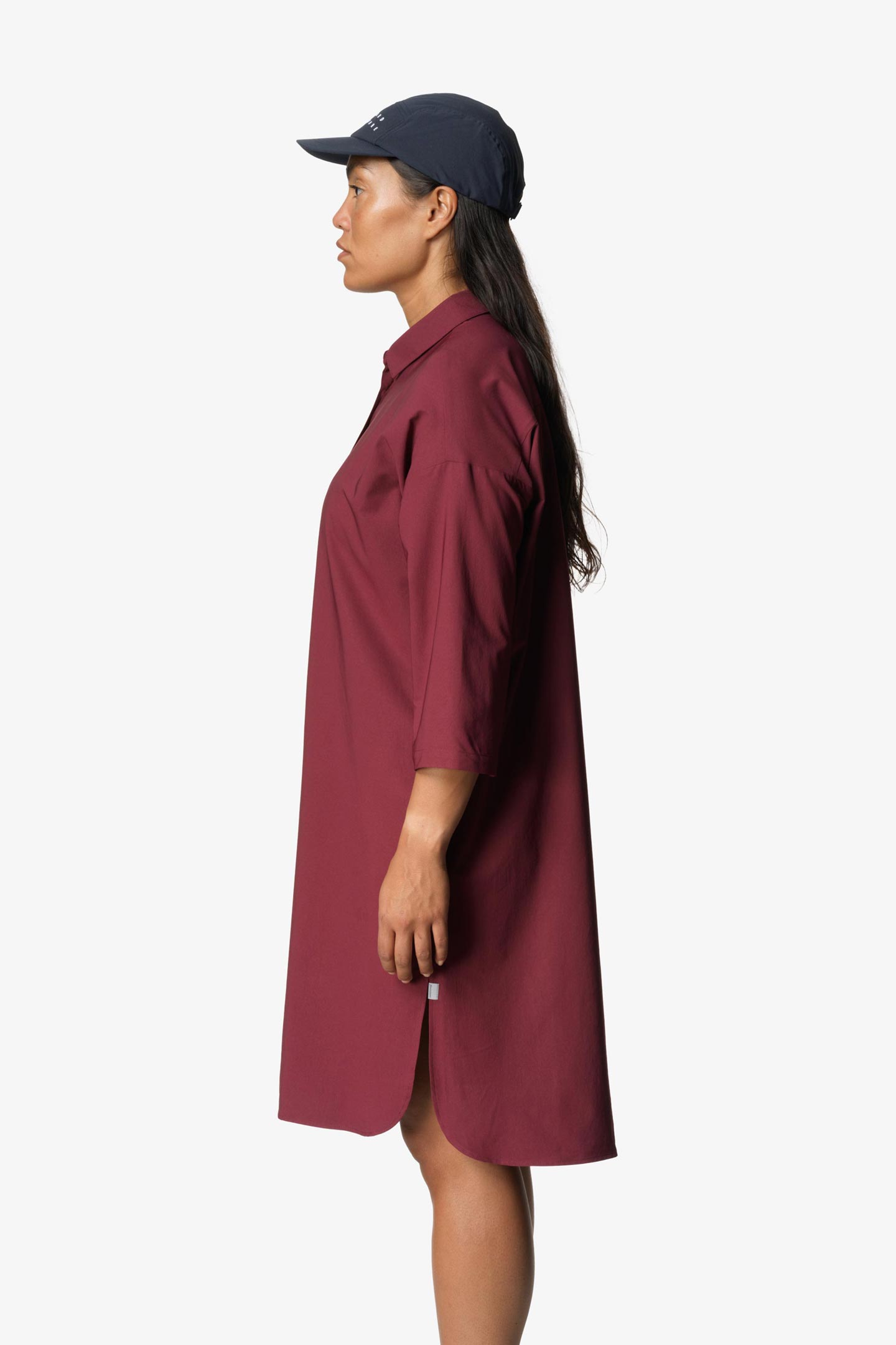 HOUDINI フーディニ　ルート シャツ ドレス ウィメンズ　Cab Red Ws Route Shirt Dress | フルマークスストア-北欧アウトドア用品
