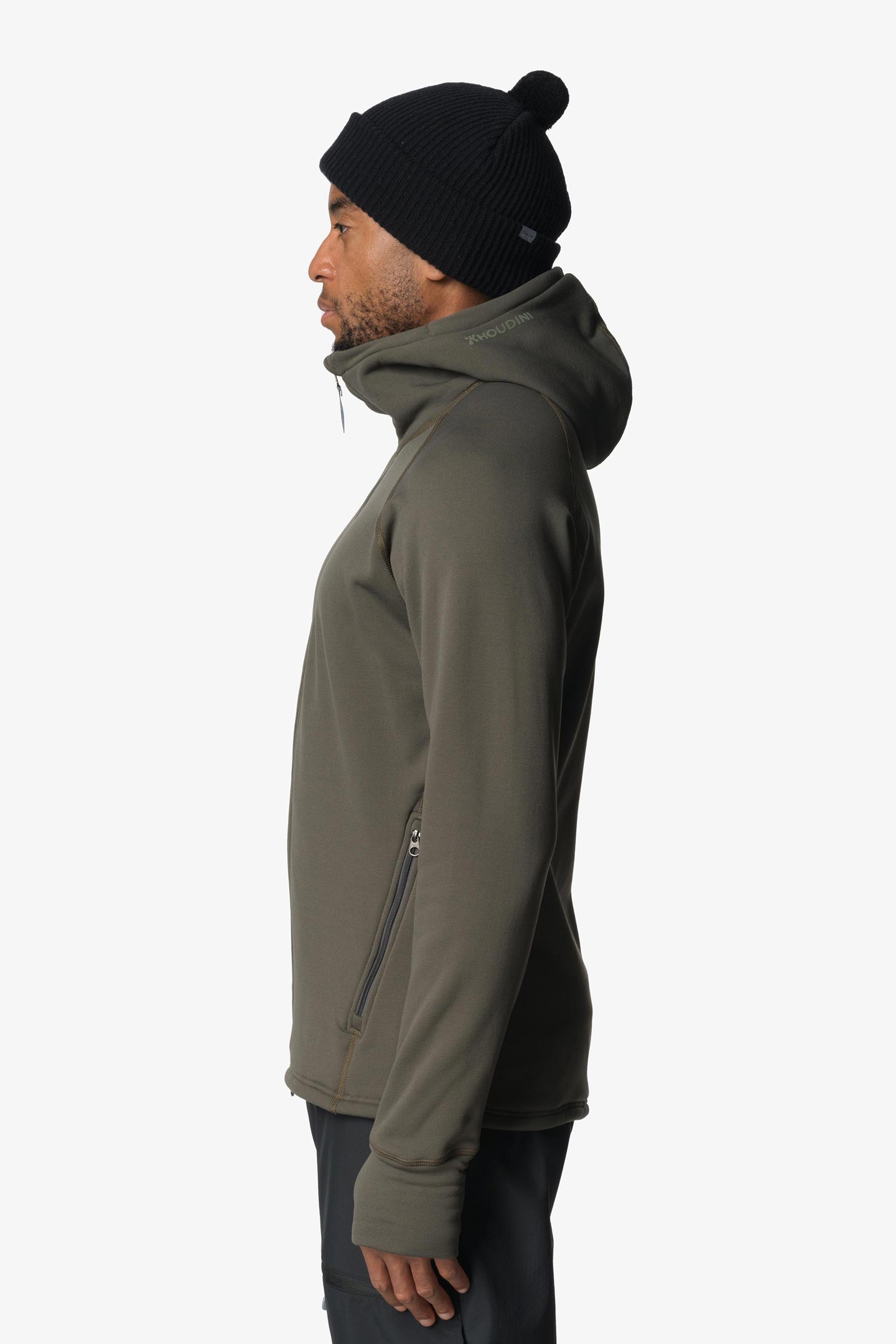 HOUDINI Power Houdi (Green Horizon、メンズM) Houdini - Power Houdi Slim-Fit Polartec® Power Stretch® Pro