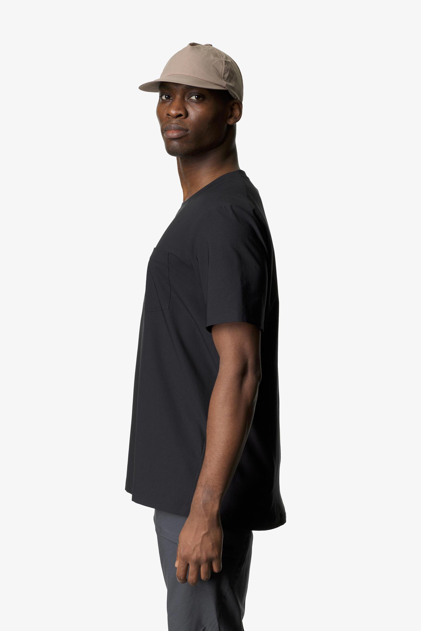 HOUDINI フーディニ　M's cover tee 黒　L フーディニ メンズ カバー クルー カバーティー Tシャツ HOUDINI