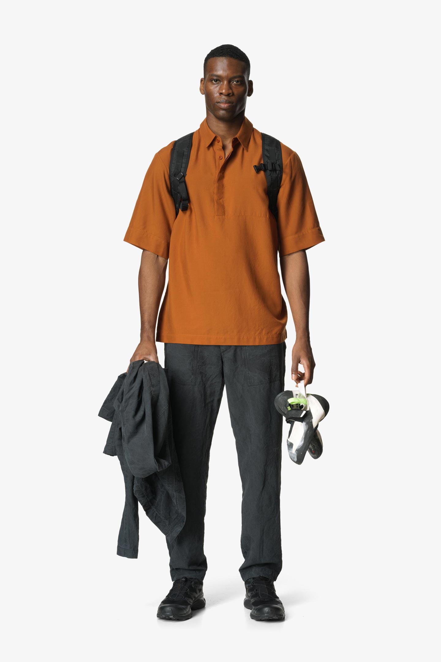 トップス HOUDINI / Ms Tree Polo Shirt HOUDINI Ms Tree Polo Shirt / フーディニ メンズツリーポロシャツ